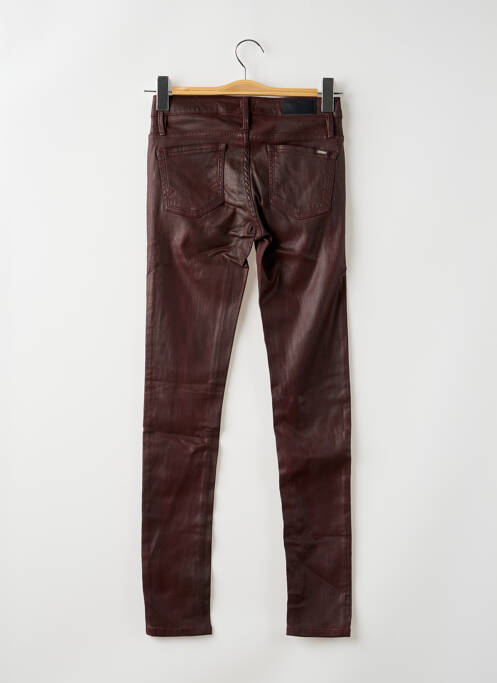 Pantalon slim roșu REIKO femeie