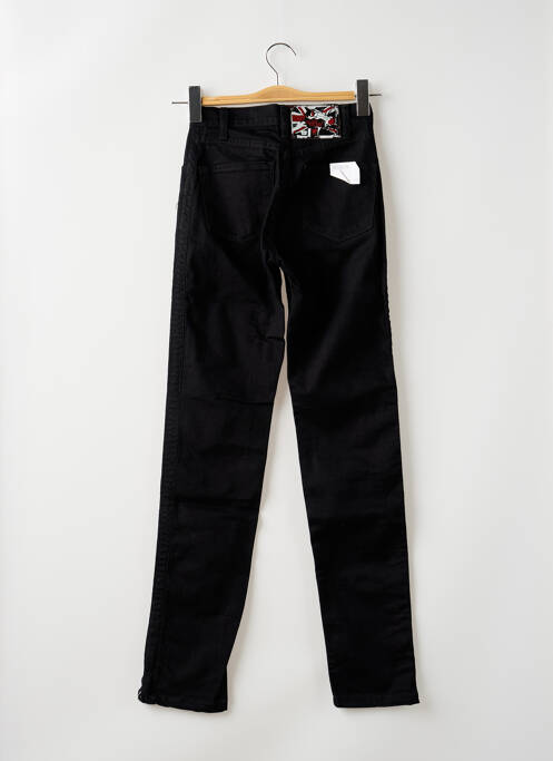 Blugi cu croială slim elasticitate talie înaltă negru DEEP SOUL femme