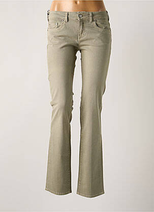 Blugi cu croială slim verde NFY femeie