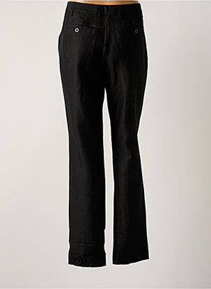 Pantalon drept țesătură crep talie înaltă negru MY PANTS femeie