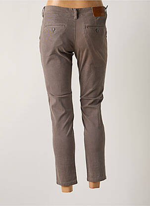 Pantalon 7/8 elasticitate mărime normală maro NFY femeie