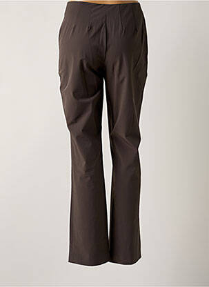 Pantalon drept elasticitate talie înaltă gri ONE STEP femeie
