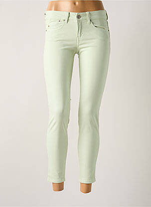Blugi cu croială slim verde CORLEONE femeie