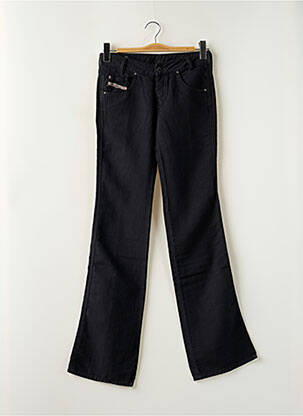 Blugi bootcut buzunare talie joasă negru DIESEL femeie