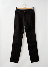 Pantalon slim talie joasă talie joasă negru R 867 femeie
