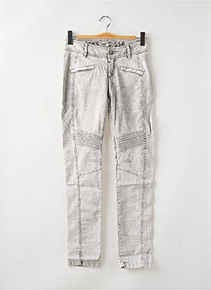 Blugi cu croială slim gri IKKS femeie