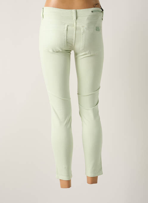 Blugi cu croială slim verde CORLEONE femeie