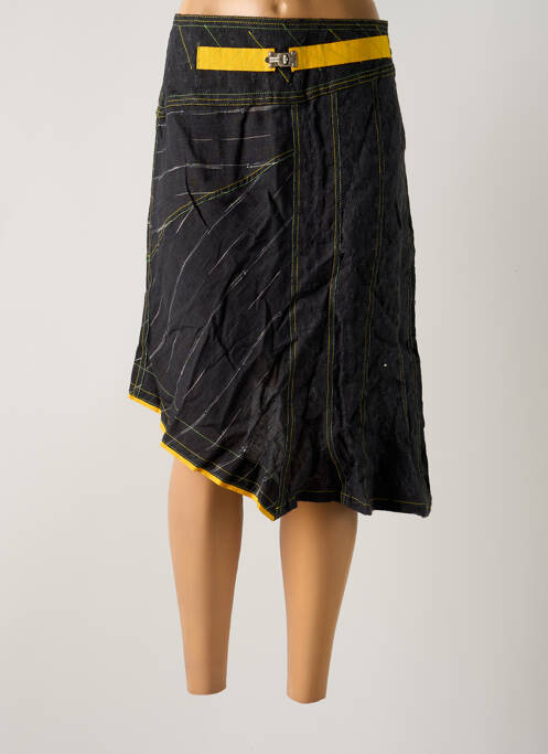 Fustă midi negru OHDD femeie