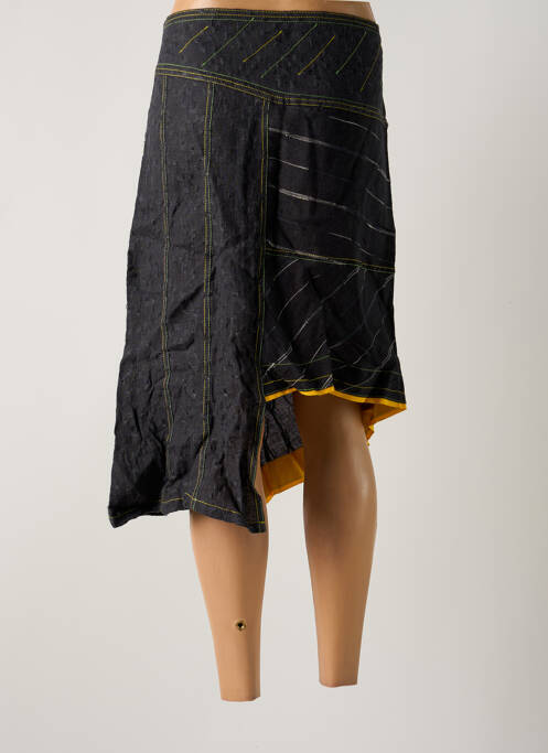 Fustă midi negru OHDD femeie