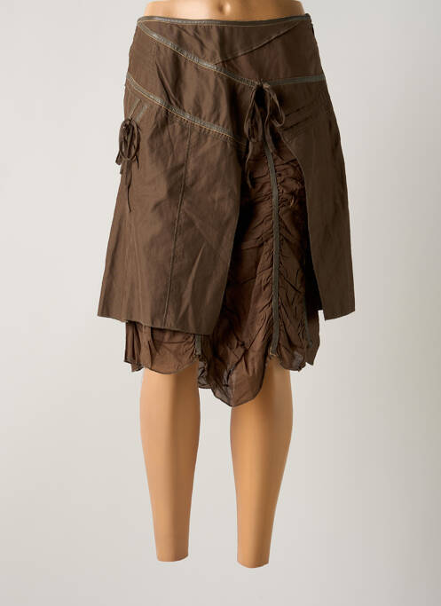 Fustă midi maro SALT & PEPPER femeie