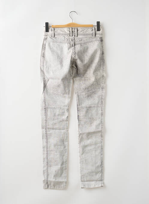 Blugi cu croială slim talie joasă talie joasă gri IKKS femme