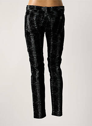 Pantalon slim elasticitate mărime normală negru CORLEONE femeie