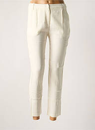 Pantalon 7/8 talie cu cleme mărime normală bej AMERICAN VINTAGE femeie