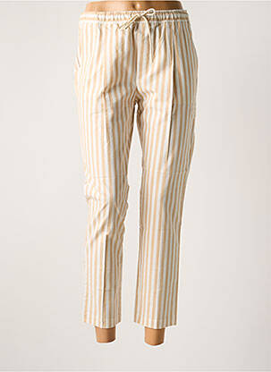 Pantalon 7/8 elasticitate mărime normală bej TRUE NYC femeie