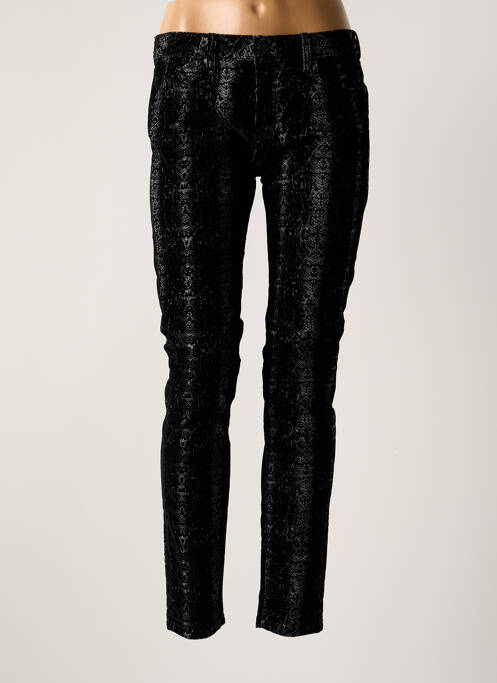 Pantalon slim negru CORLEONE femeie