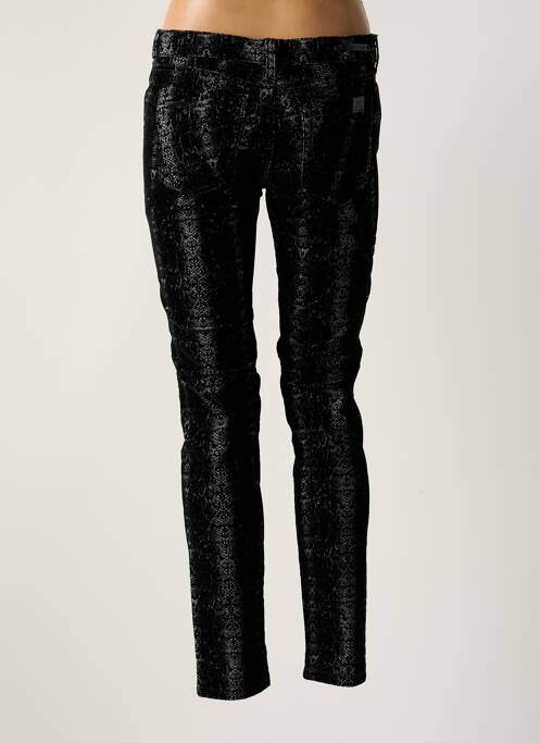 Pantalon slim negru CORLEONE femeie