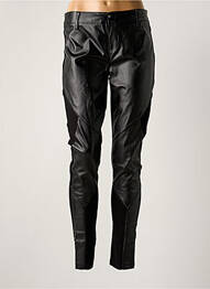 Pantalon slim mărime normală mărime normală negru CORLEONE femeie