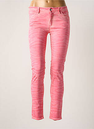 Pantalon slim roz REIKO femeie