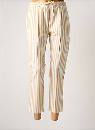 Pantalon 7/8 elasticitate mărime normală bej TRUE NYC femeie