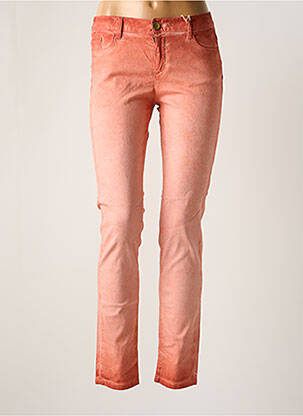 Pantalon slim portocaliu MAYJUNE femeie
