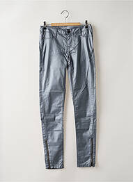 Pantalon slim conic mărime normală albastru TEDDY SMITH femeie