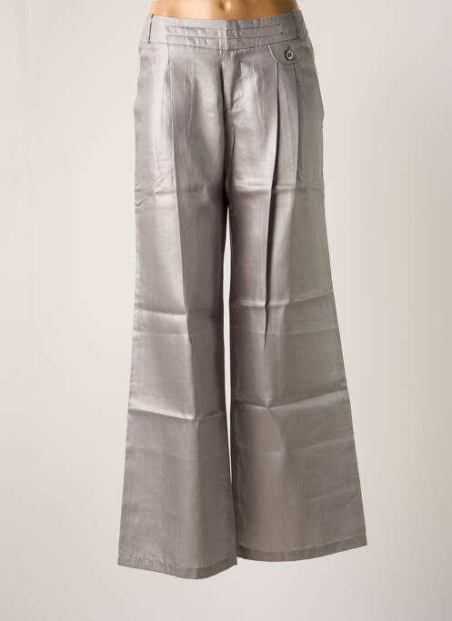 Pantalon larg gri ONE STEP femeie