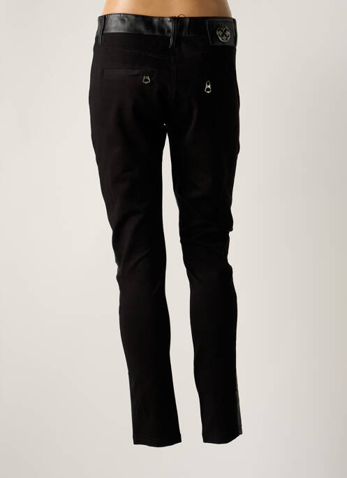 Pantalon slim negru CORLEONE femeie