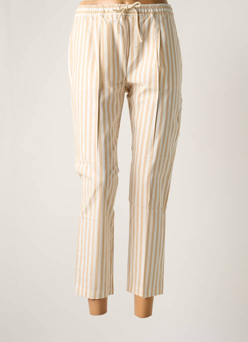 Pantalon 7/8 bej TRUE NYC femeie