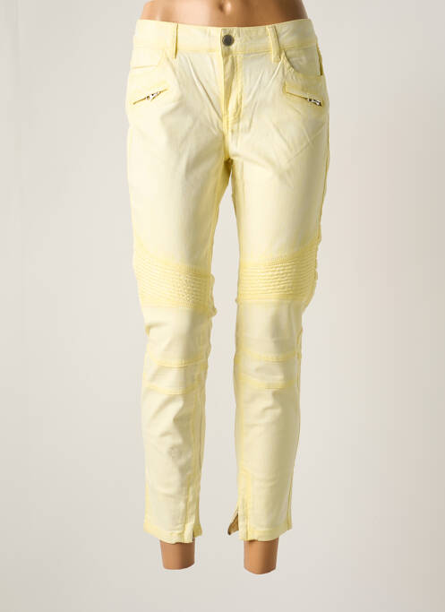 Pantalon 7/8 galben CORLEONE femeie