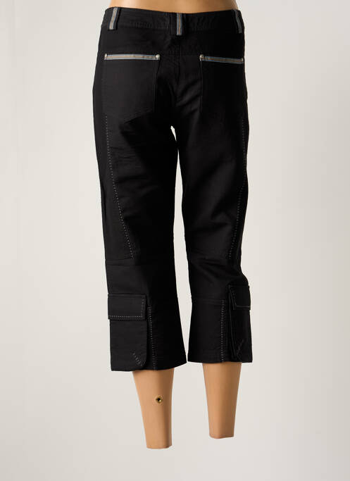 Pantalon trei sferturi negru ET COMPAGNIE femeie