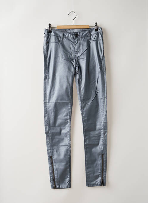 Pantalon slim albastru TEDDY SMITH femeie
