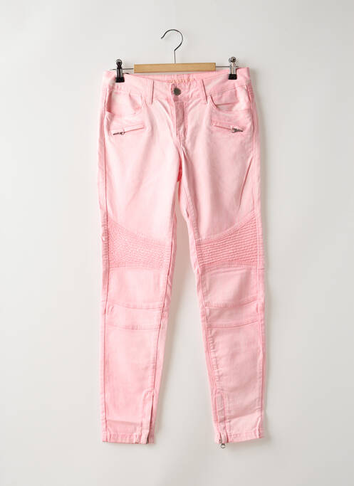 Pantalon slim roz CORLEONE femeie