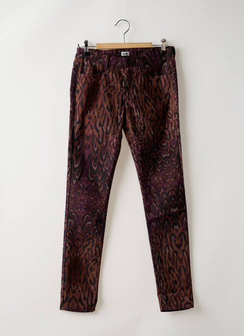 Pantalon slim maro REIKO femeie