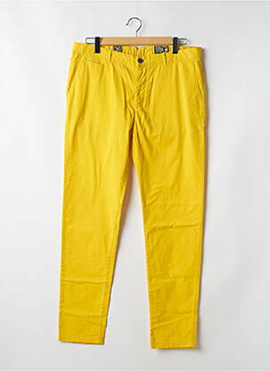 Pantalon drept croială dreaptă galben HERO SEVEN bărbat