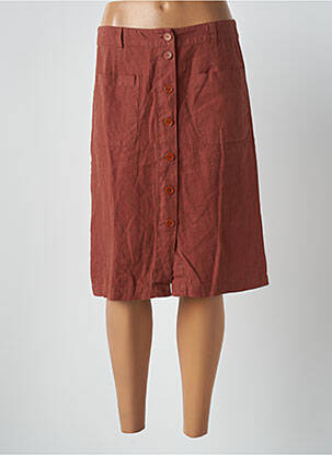 Fustă midi maro BENSIMON femeie