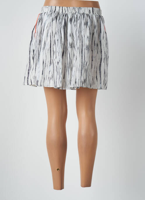Fustă scurtă alb SUNCOO femeie