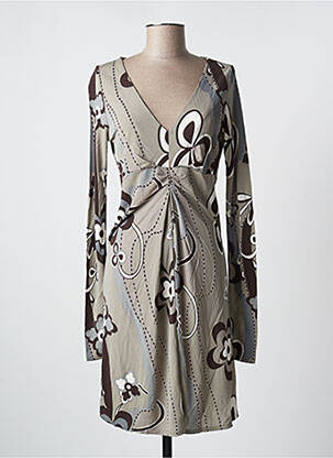 Rochie midi gri I.CODE (By IKKS) femeie