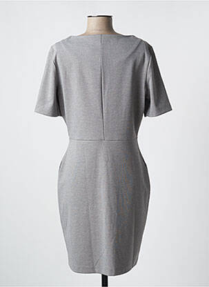 Rochie midi mâneci scurte mâneci scurte gri VERO MODA femeie