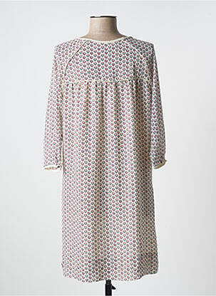Rochie midi mâneci 3/4 mâneci 3/4 bej MAISON SCOTCH femeie