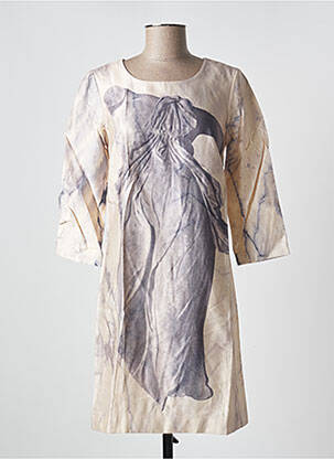 Rochie scurtă fără mâneci fără mâneci bej NICE THINGS femeie