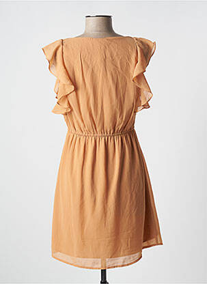 Rochie scurtă mâneci scurte mâneci scurte portocaliu VERO MODA femeie