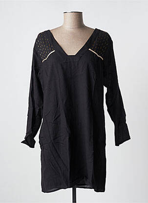 Rochie scurtă mâneci lungi mâneci lungi negru VICTOR B femeie
