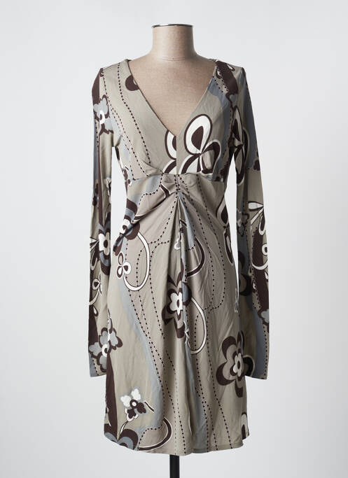 Rochie midi gri I.CODE (By IKKS) femeie