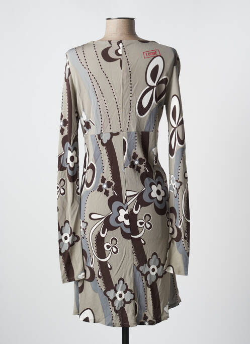 Rochie midi gri I.CODE (By IKKS) femeie