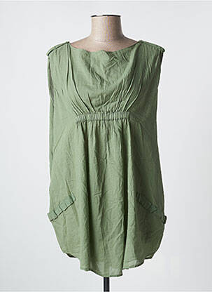 Tunică mâneci scurte verde DIESEL femeie