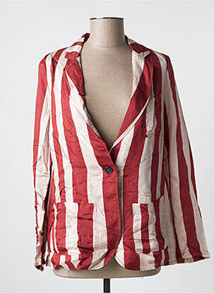 Sacou buzunare roșu DIEGA femme