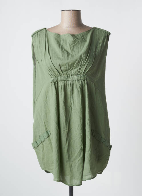 Tunică mâneci scurte verde DIESEL femeie