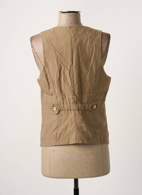 Vestă fără mâneci bej ONE STEP femeie