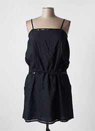 Rochie midi fără mâneci fără mâneci negru DES PETITS HAUTS femme