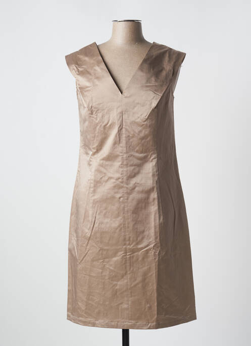 Rochie midi maro LOLA femeie